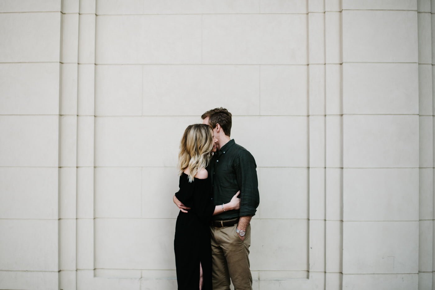 Downtown Fort Worth surprise engagement