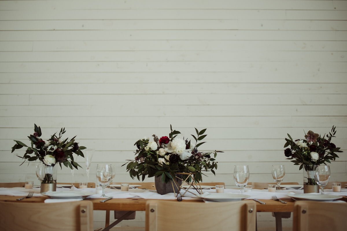 simple modern wedding style at the prospect house