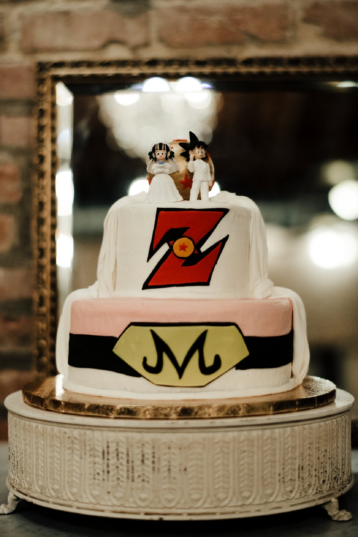 dragon ball z wedding cake