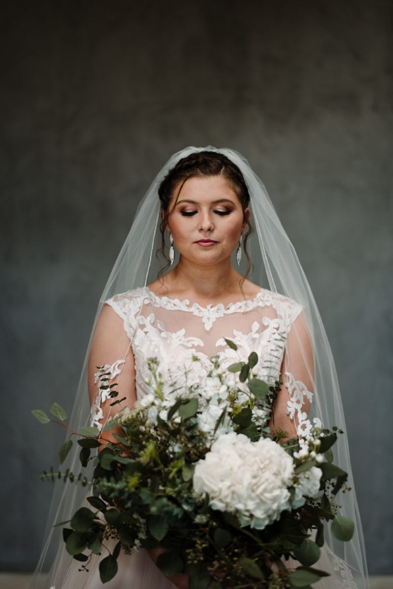 portrait of bride dallas
