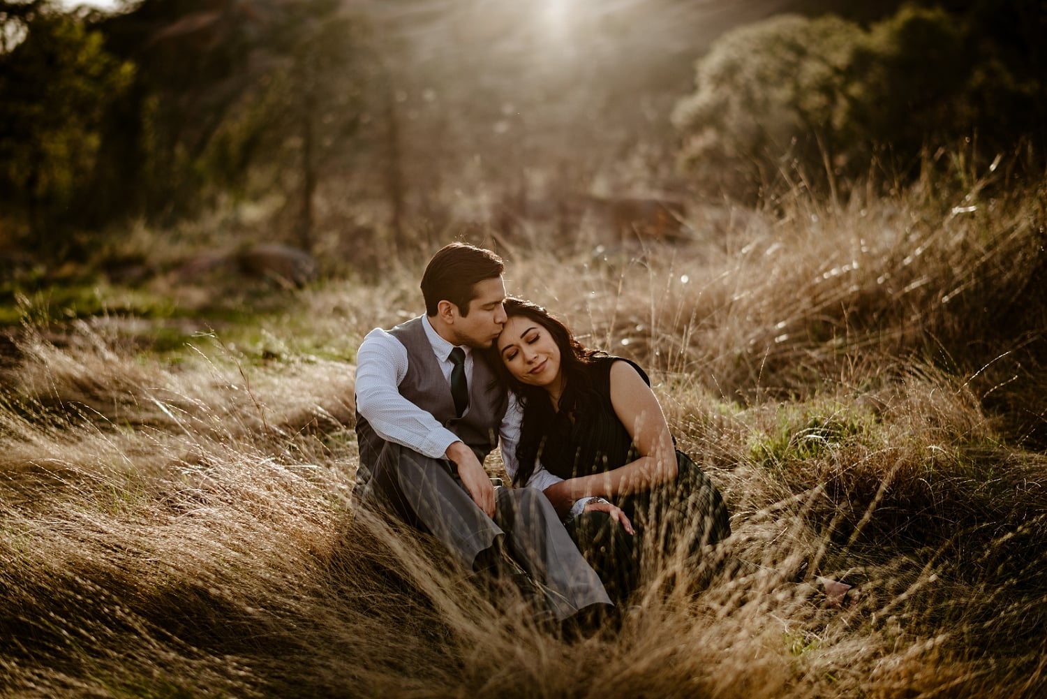 enchanted rock engagement session