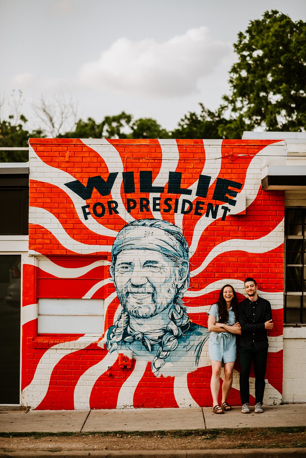 willie nelson mural south congress