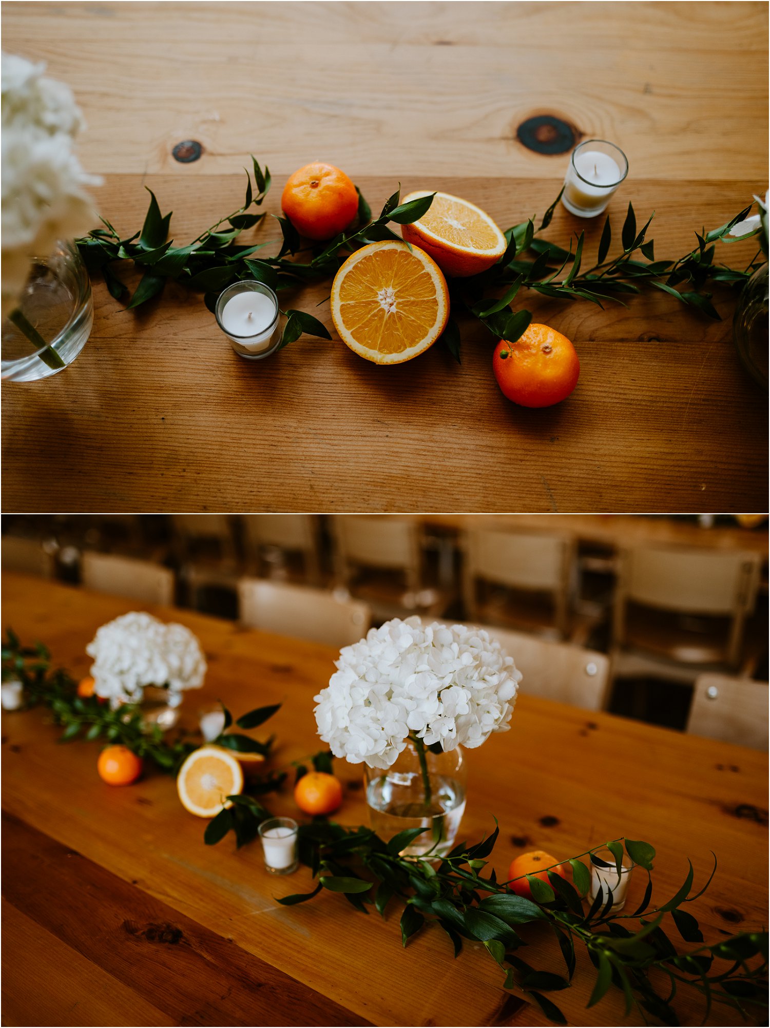 wedding inspiration with oranges