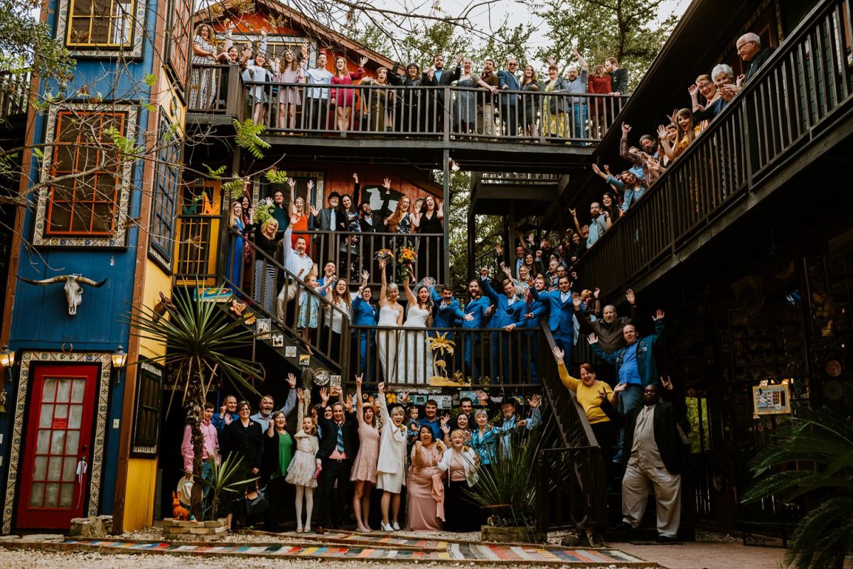 Casa Rio de Colores Wedding in Austin Vibrant Austin Wedding