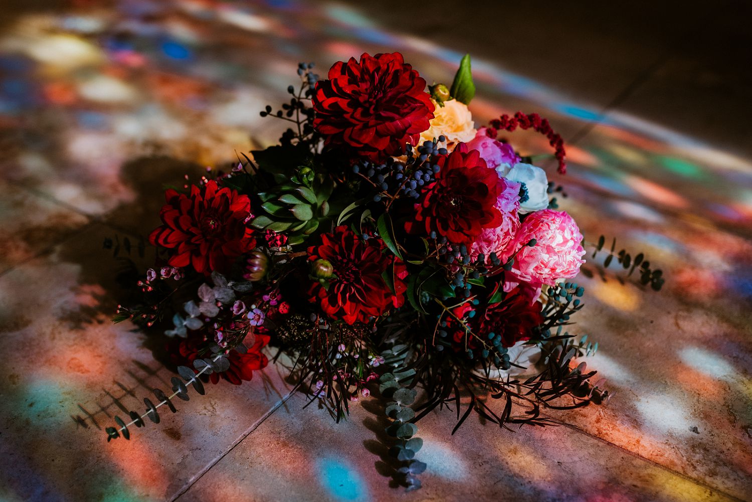 colorful vibrant bouquet image