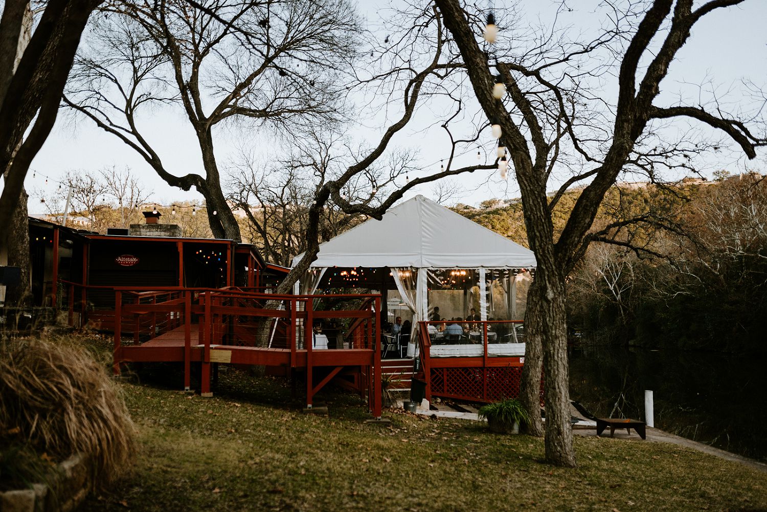 intimate austin wedding on the river