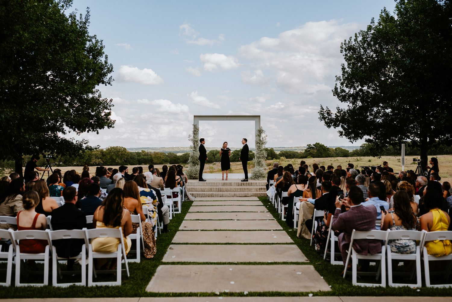ceremony at Prospect House Dripping Springs